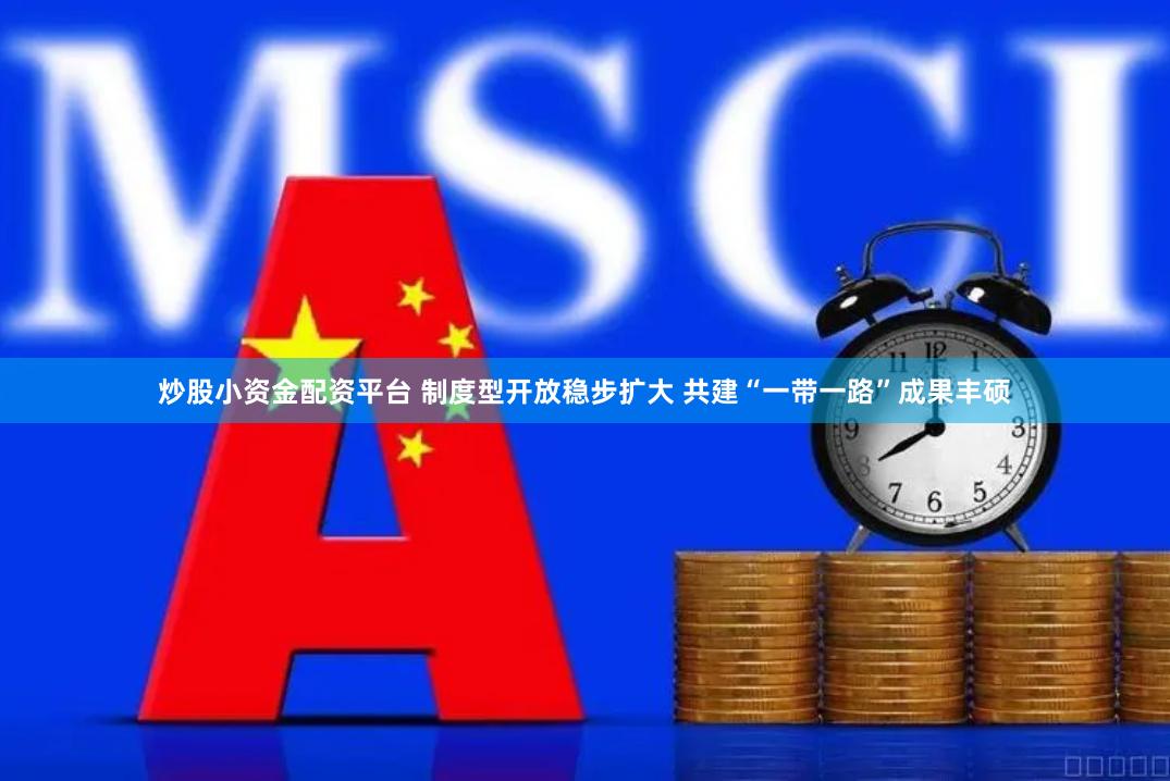 炒股小资金配资平台 制度型开放稳步扩大 共建“一带一路”成果丰硕